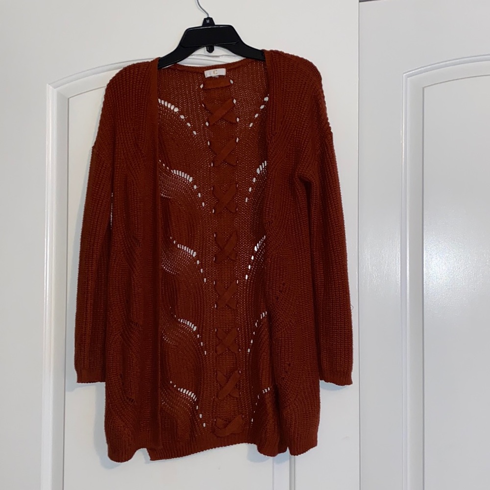 Women’s sweater rust color